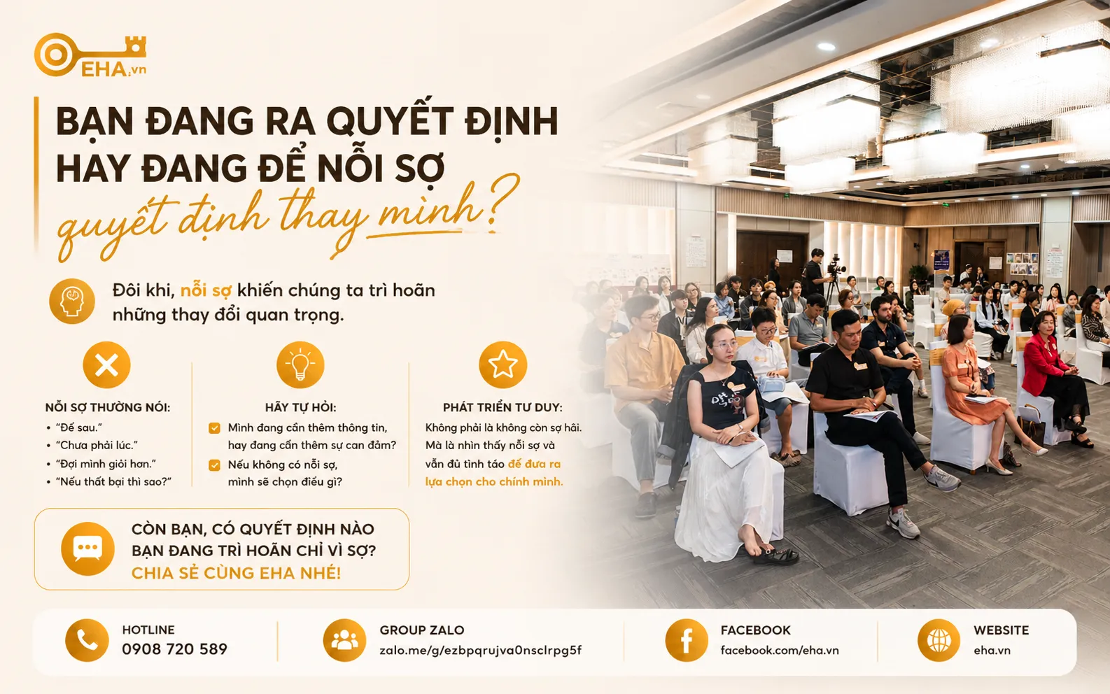 Bạn Đang Ra Quyết Định Hay Đang Để Nỗi Sợ Quyết Định Thay Mình? | EHA