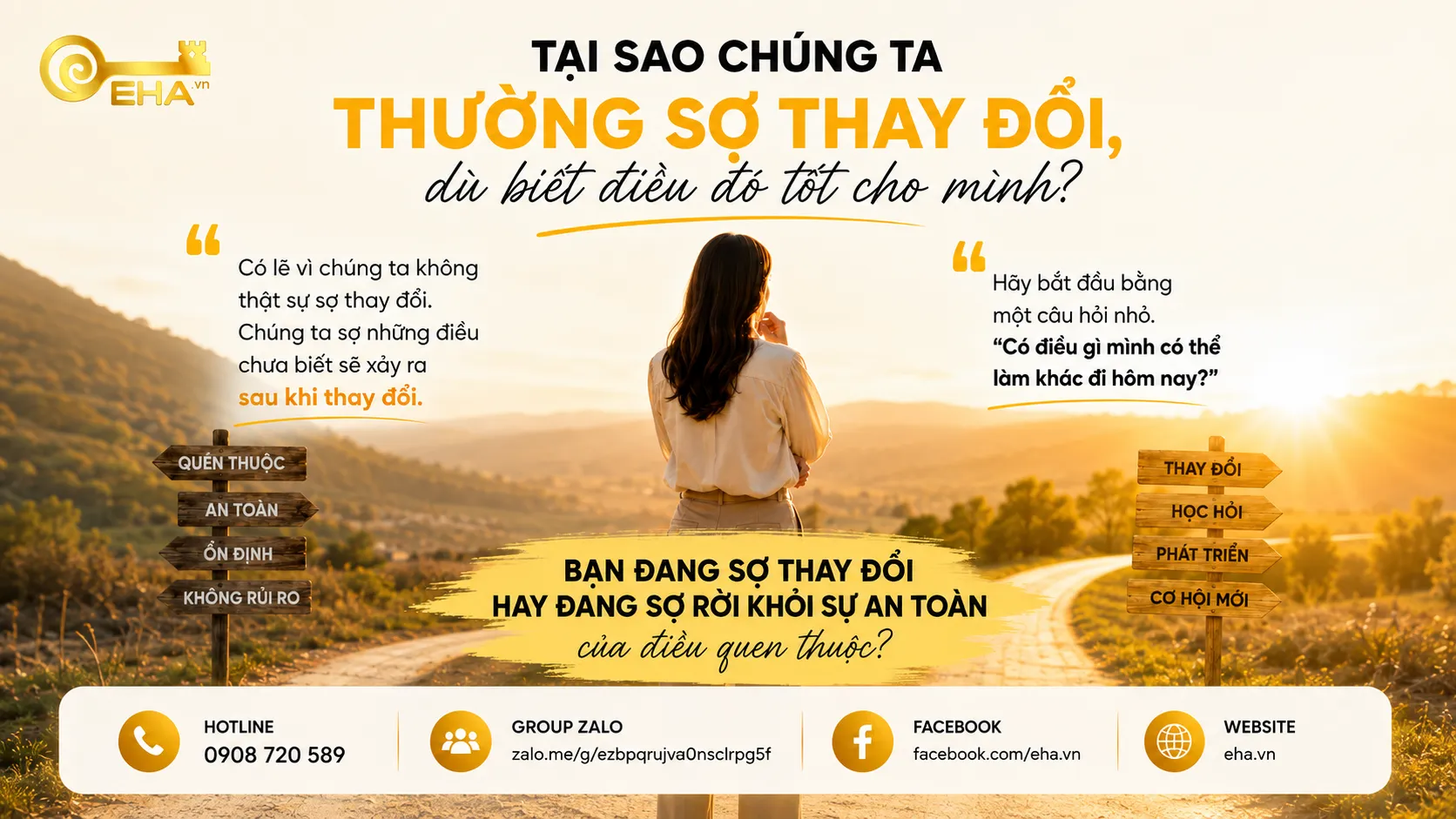 Tại Sao Chúng Ta Thường Sợ Thay Đổi, Dù Biết Điều Đó Tốt Cho Mình?