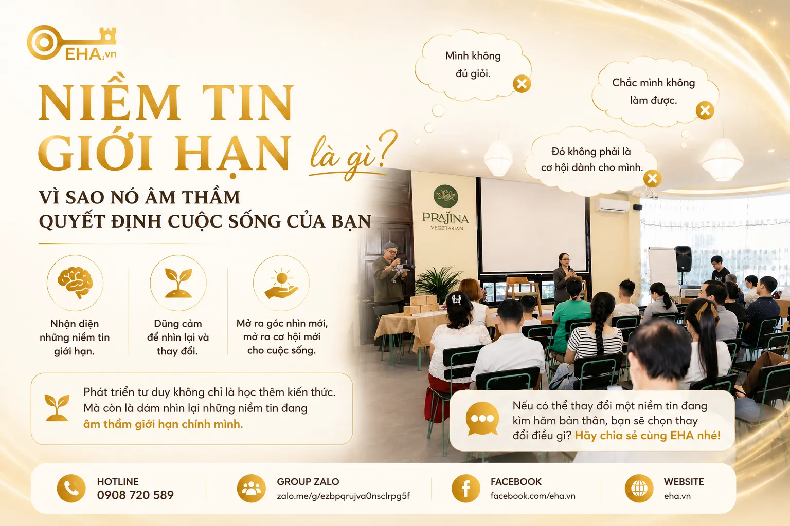Niềm Tin Giới Hạn Là Gì? Vì Sao Nó Âm Thầm Quyết Định Cuộc Sống Của Bạn | EHA