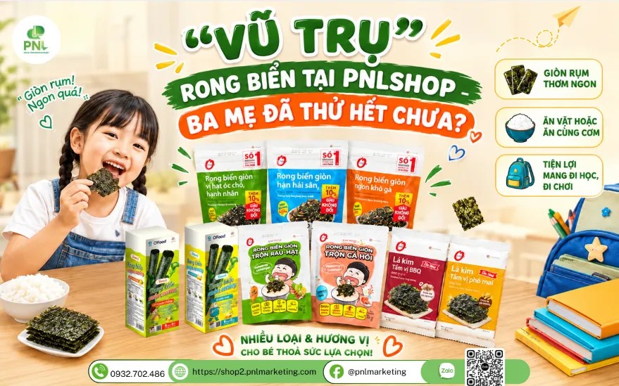 “VŨ TRỤ” RONG BIỂN TẠI PNLSHOP – BA MẸ ĐÃ THỬ HẾT CHƯA?