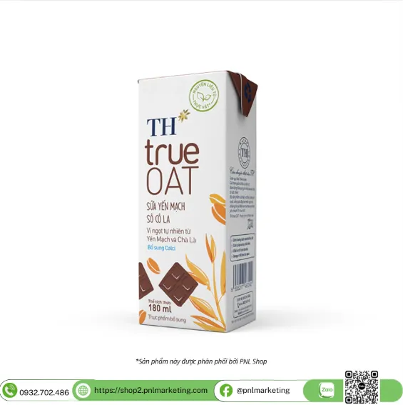 SỮA YẾN MẠCH SÔCÔLA TH 180ML