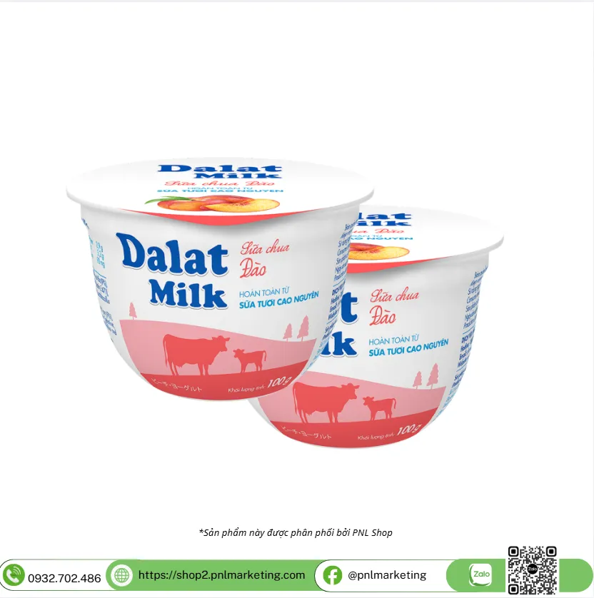 Sữa chua đào 100g