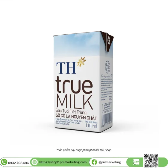 SỮA TƯƠI TIỆT TRÙNG SOCOLA TH TRUEMILK 110ML