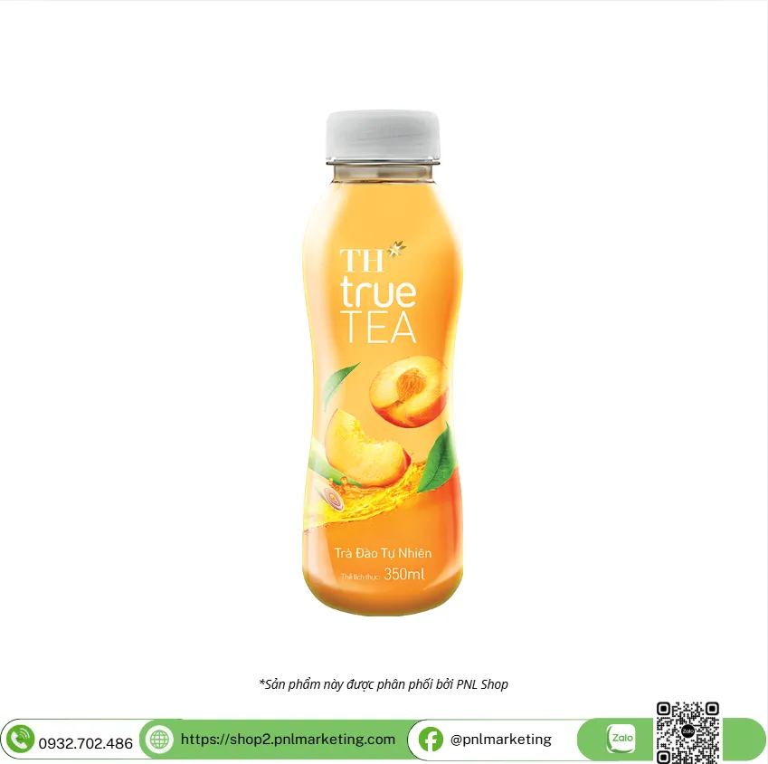 TRÀ ĐÀO TỰ NHIÊN THTRUETEA 350ML
