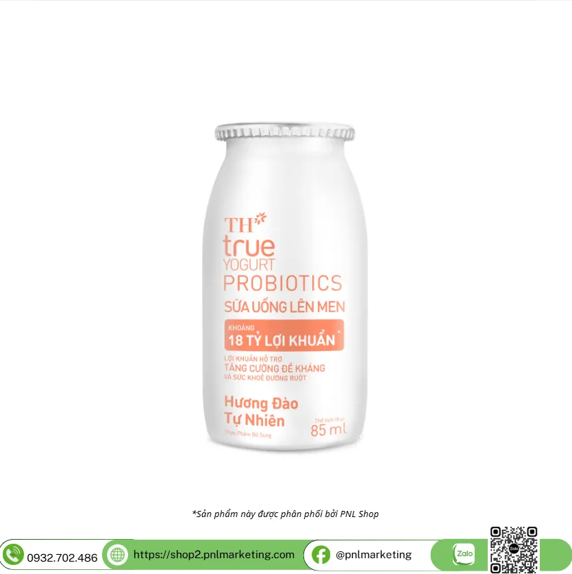SỮA UỐNG LÊN MEN ĐÀO  PRO 85ML