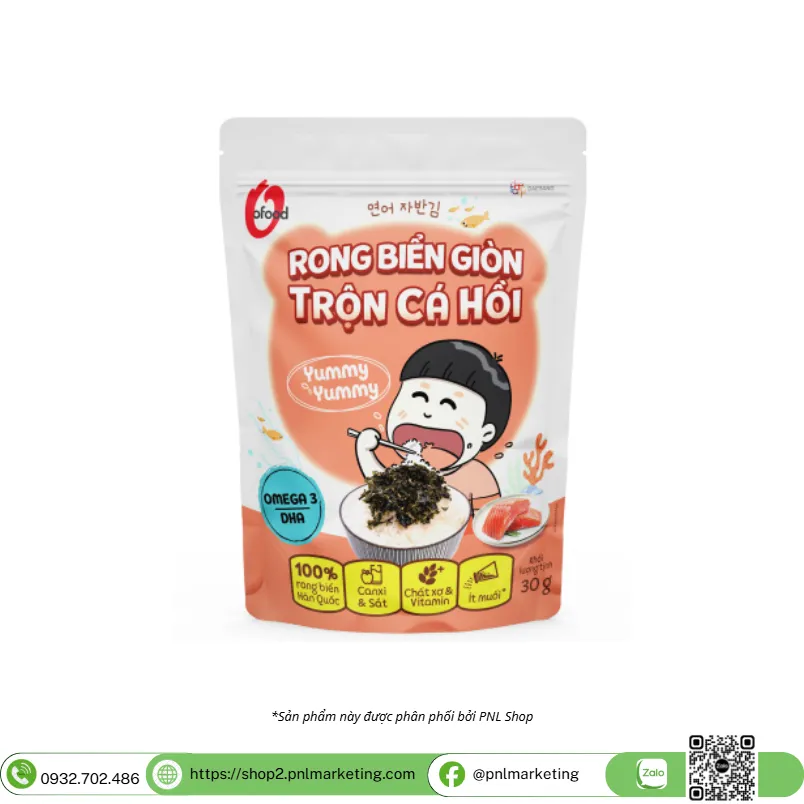 RONG BIỂN GIÒN TRỘN CÁ HỒI