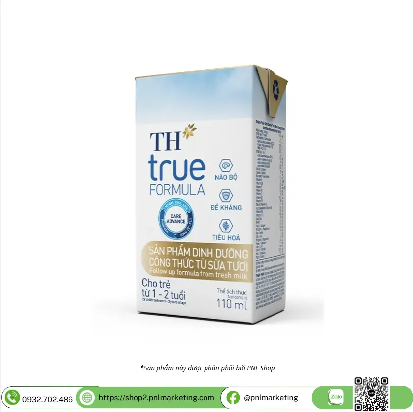 SỮA CÔNG THỨC DINH DƯỠNG TH TRUE FORMULA 110ML