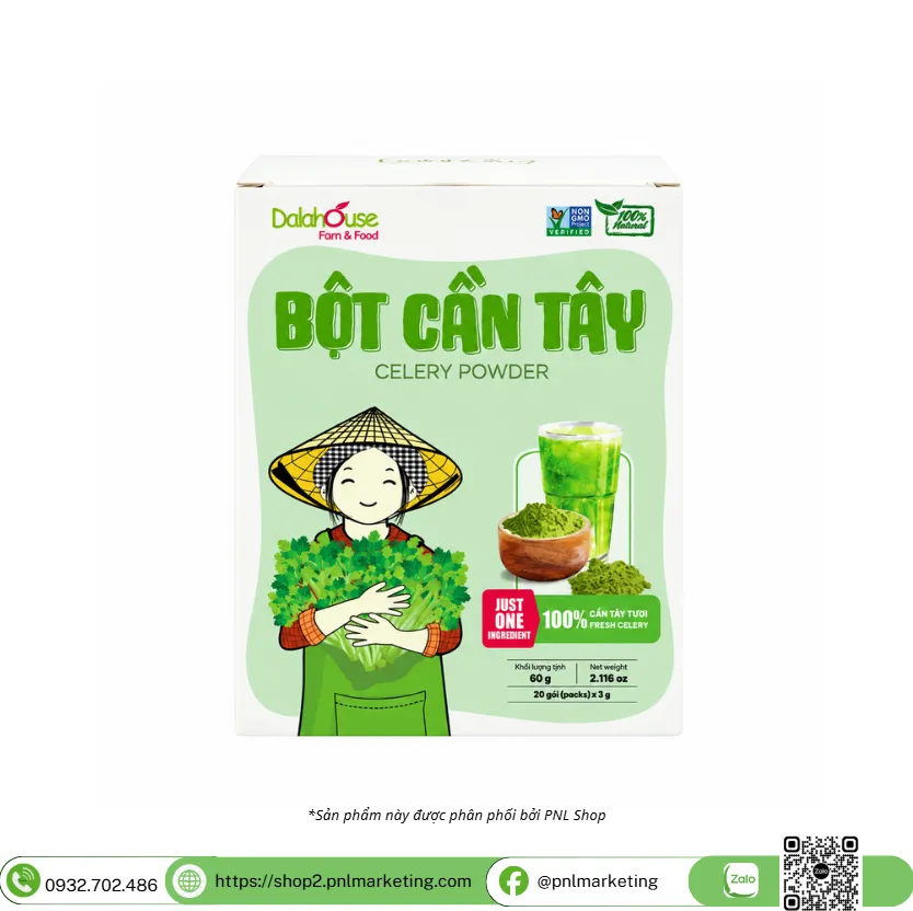 Bột cần tây -Hộp 20 gói 3g