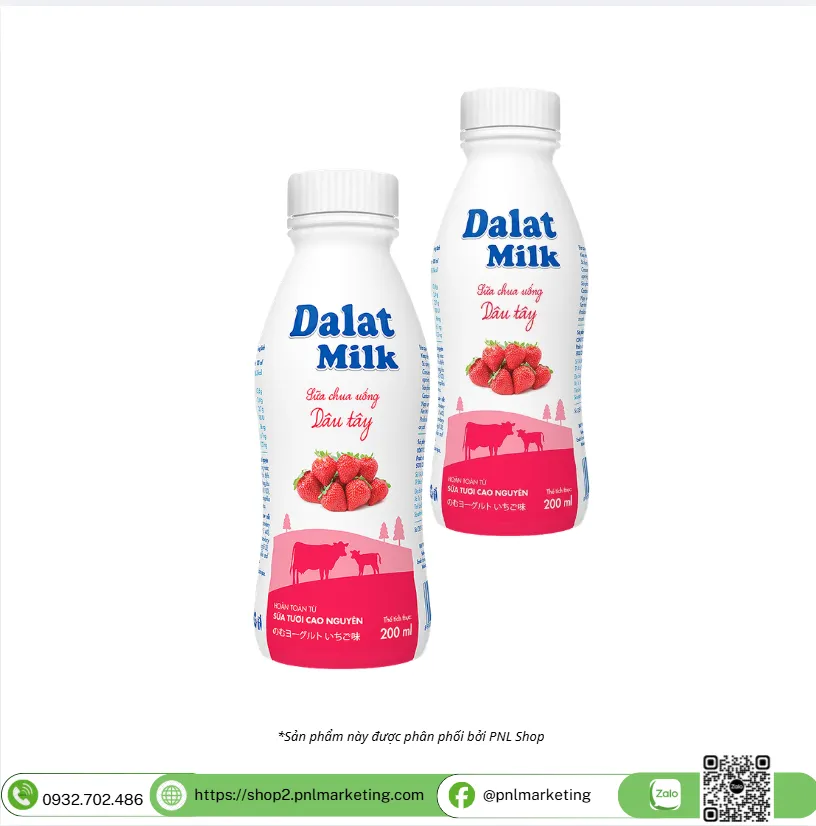 Sữa chua uống dâu tây 200ml