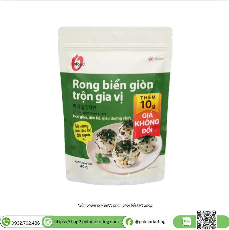 Rong biển giòn trộn gia vị