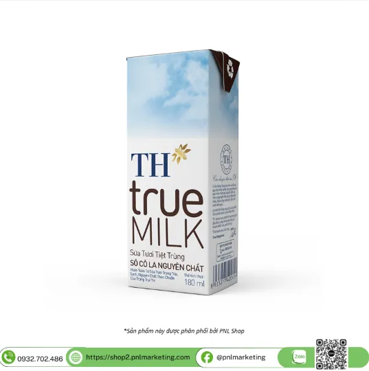 SỮA TƯƠI TIỆT TRÙNG SOCOLA TH TRUEMILK 180ML