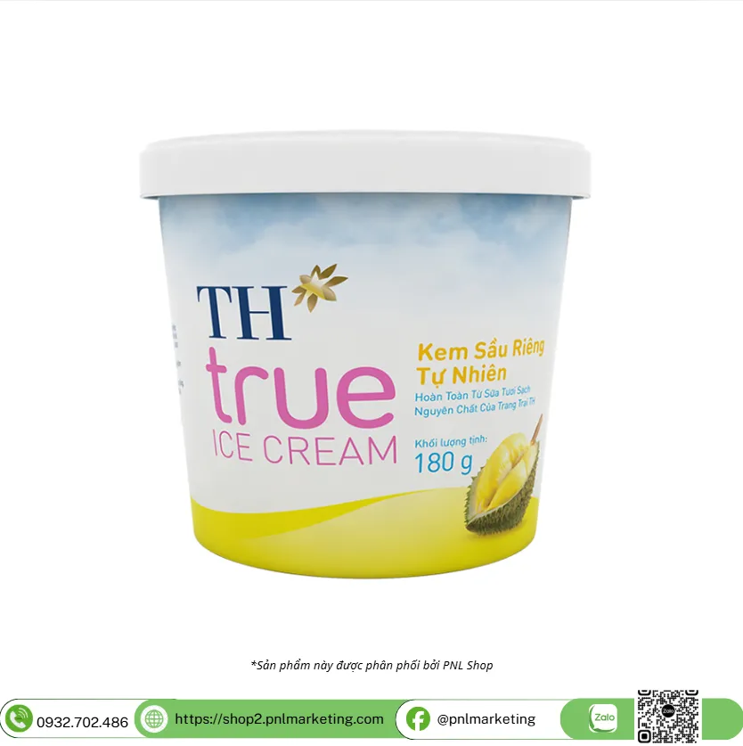 KEM HỘP SẦU RIÊNG TN 180G