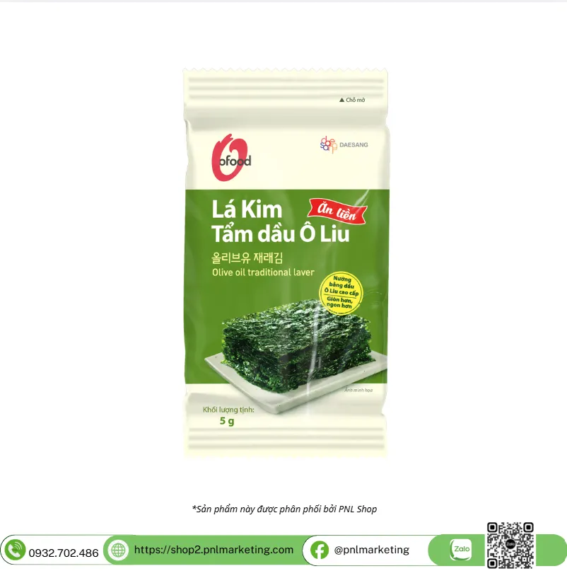 Lá kim tẩm dầu oliu