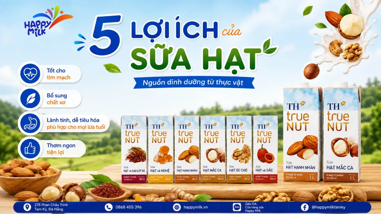 5 Lợi Ích Của Sữa Hạt Bạn Nên Biết
