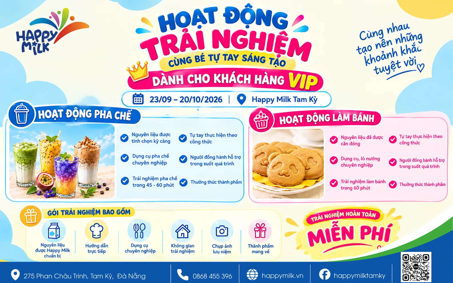 Exclusive Experiential Activities for VIP Customers at Happy Milk