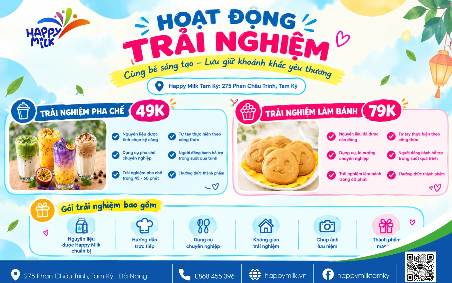 EXPERIENCE ACTIVITIES - DO IT YOURSELF, ENJOY YOURSELF WITH HAPPY MILK