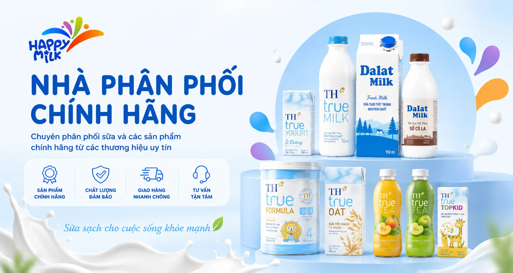 Happy Milk — Sữa Sạch Cho Mọi Nhà