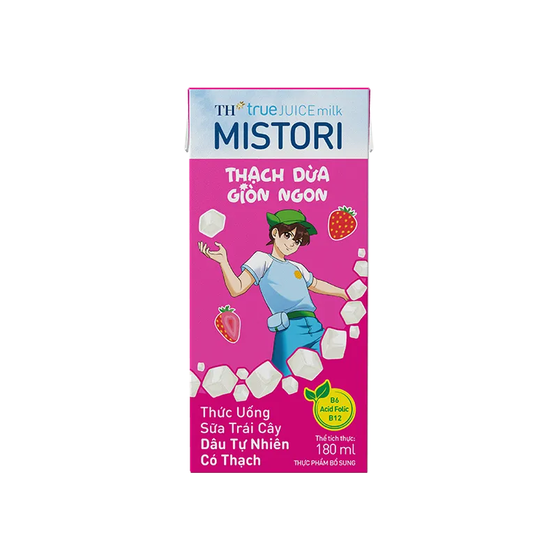 SỮA TRÁI CÂY DÂU MISTORI 110ML