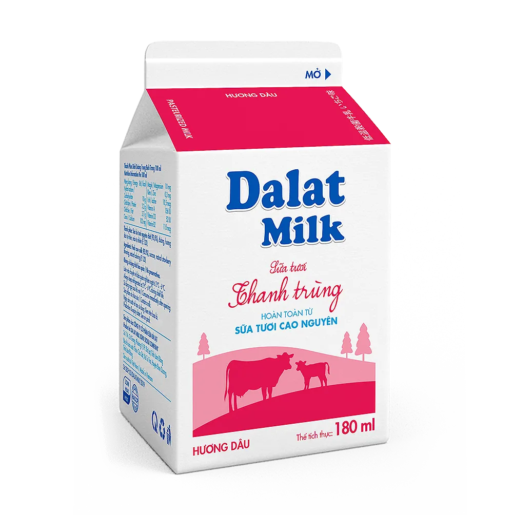 Sữa tươi thanh trùng hương dâu