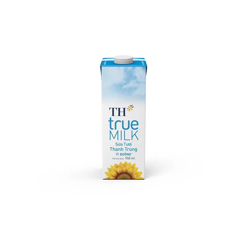 SỮA TƯƠI THANH TRÙNG ÍT ĐƯỜNG TH 950ML