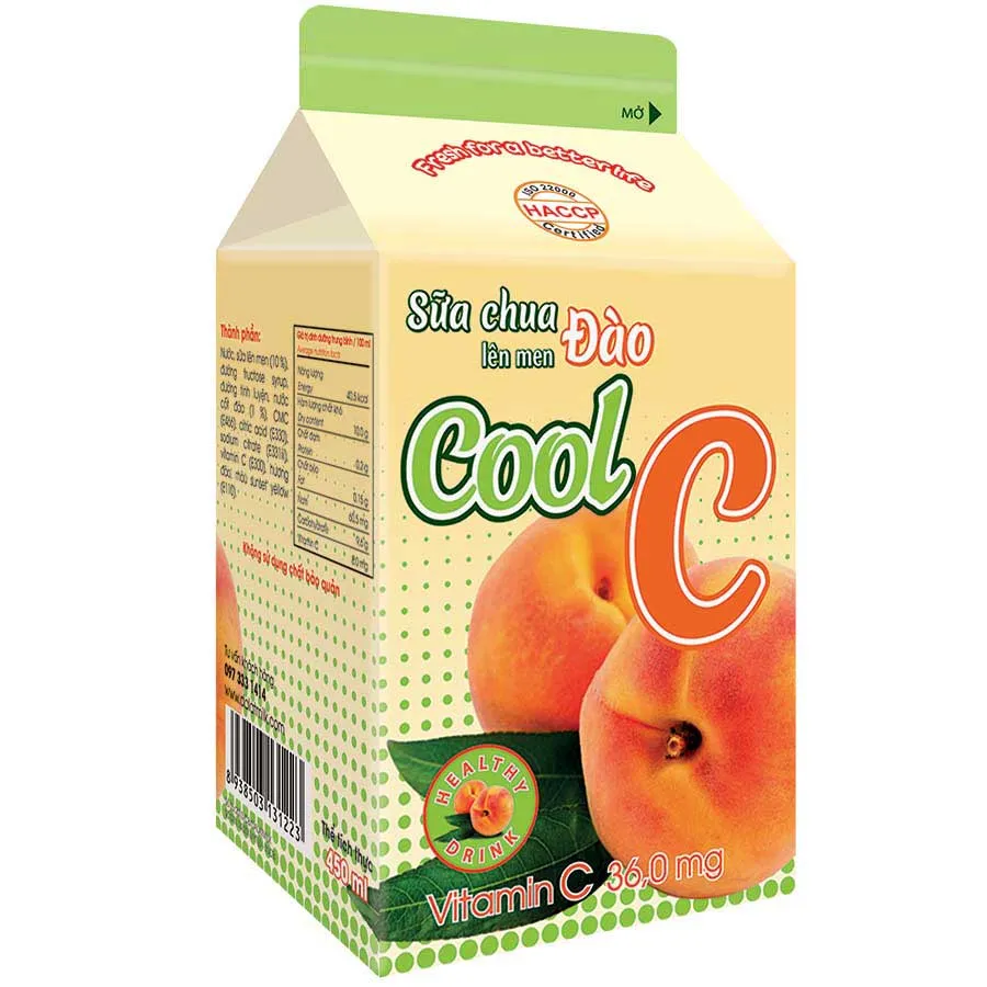 Thức uống sữa chua đào Cool C
