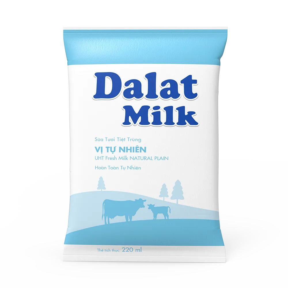 SỮA TƯƠI TIỆT TRÙNG VỊ TỰ NHIÊN DALATMILK 220ML