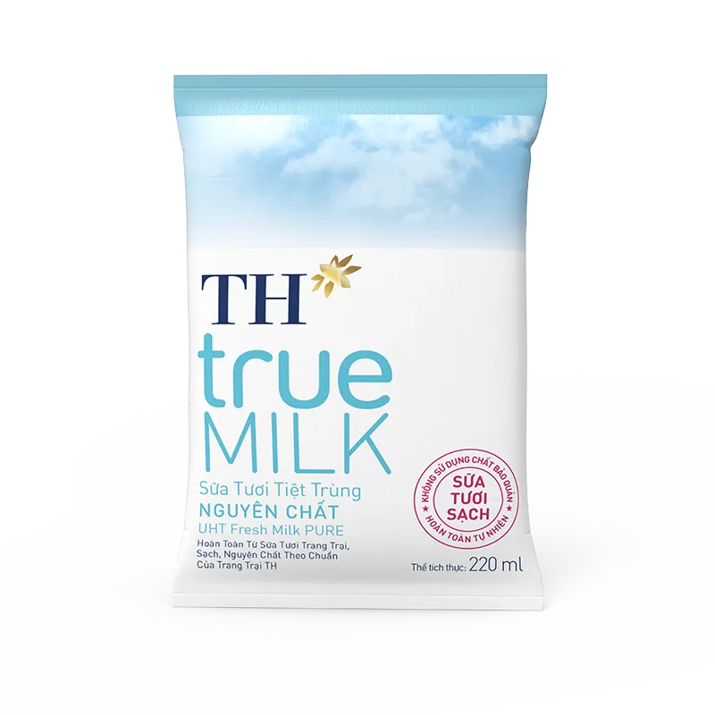 SỮA TƯƠI TIỆT TRÙNG NGUYÊN CHẤT TH TRUE MILK 220ML