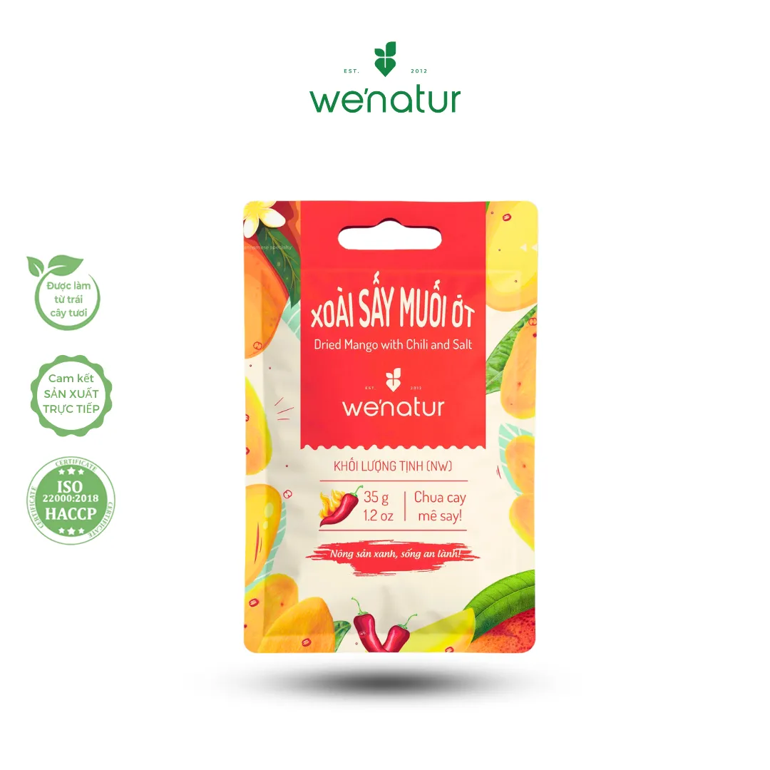 Xoài sấy muối ớt 35g