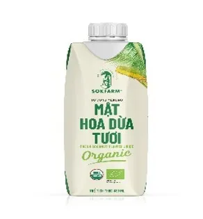 Mật hoa dừa tươi Organic Sokfarm