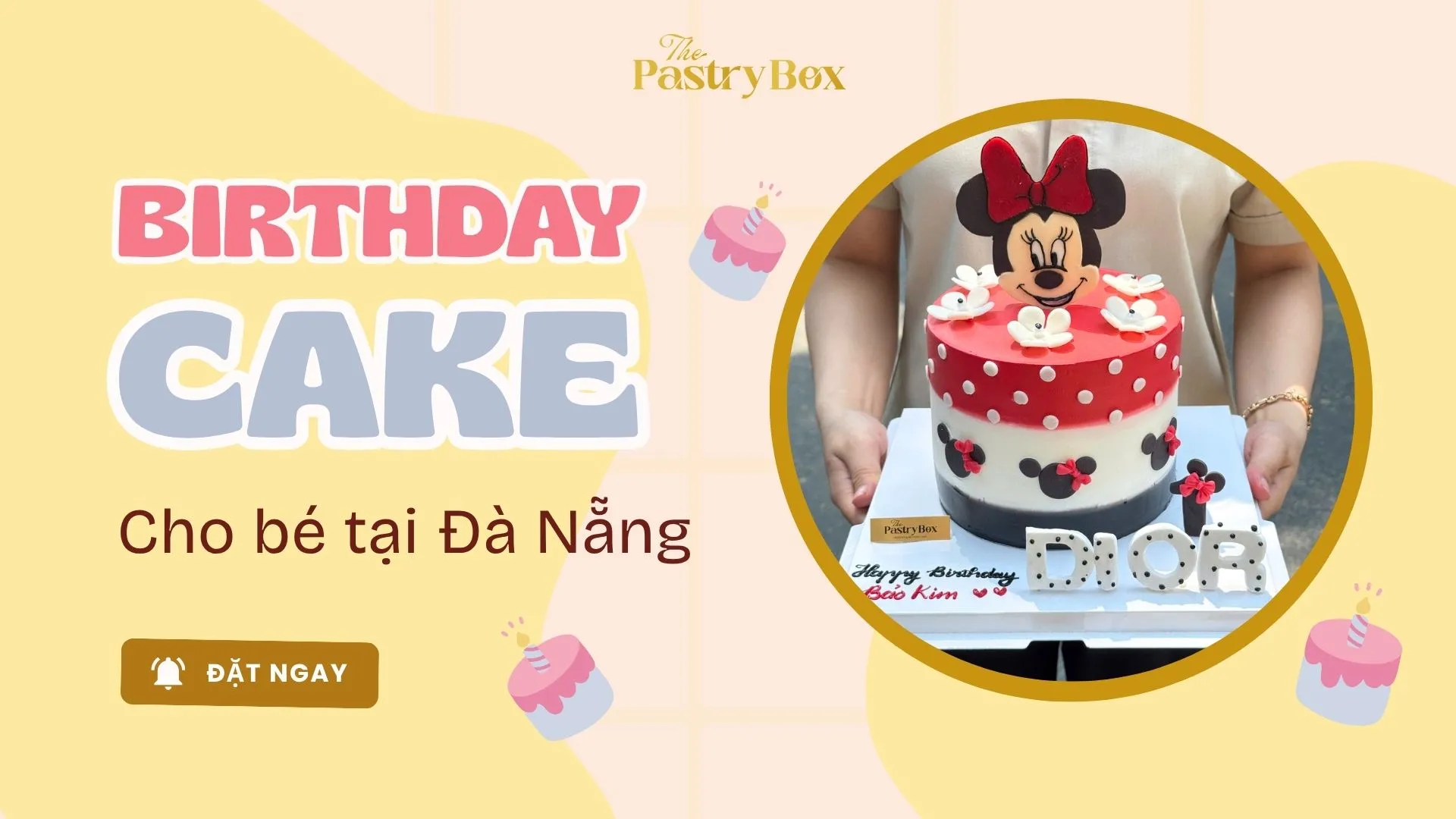 Đặt Bánh Sinh Nhật Cho Bé Tại Đà Nẵng: Ít Ngọt, An Toàn | The Pastry Box