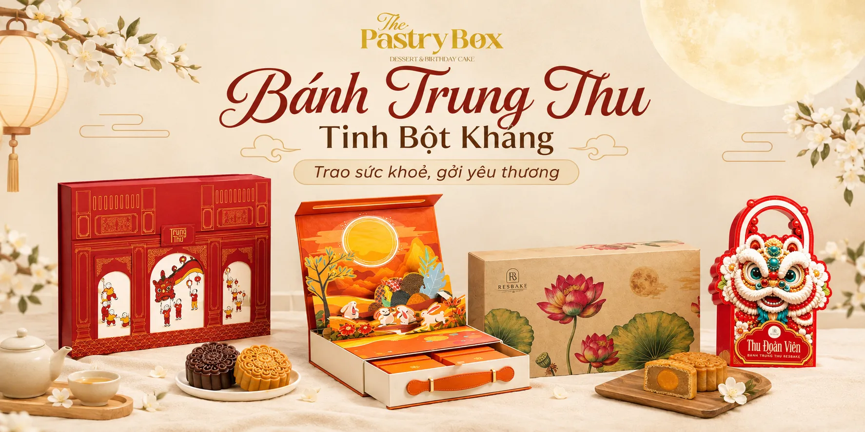 The Pastry Box Resistant Starch Mooncake Less Sweet Taste