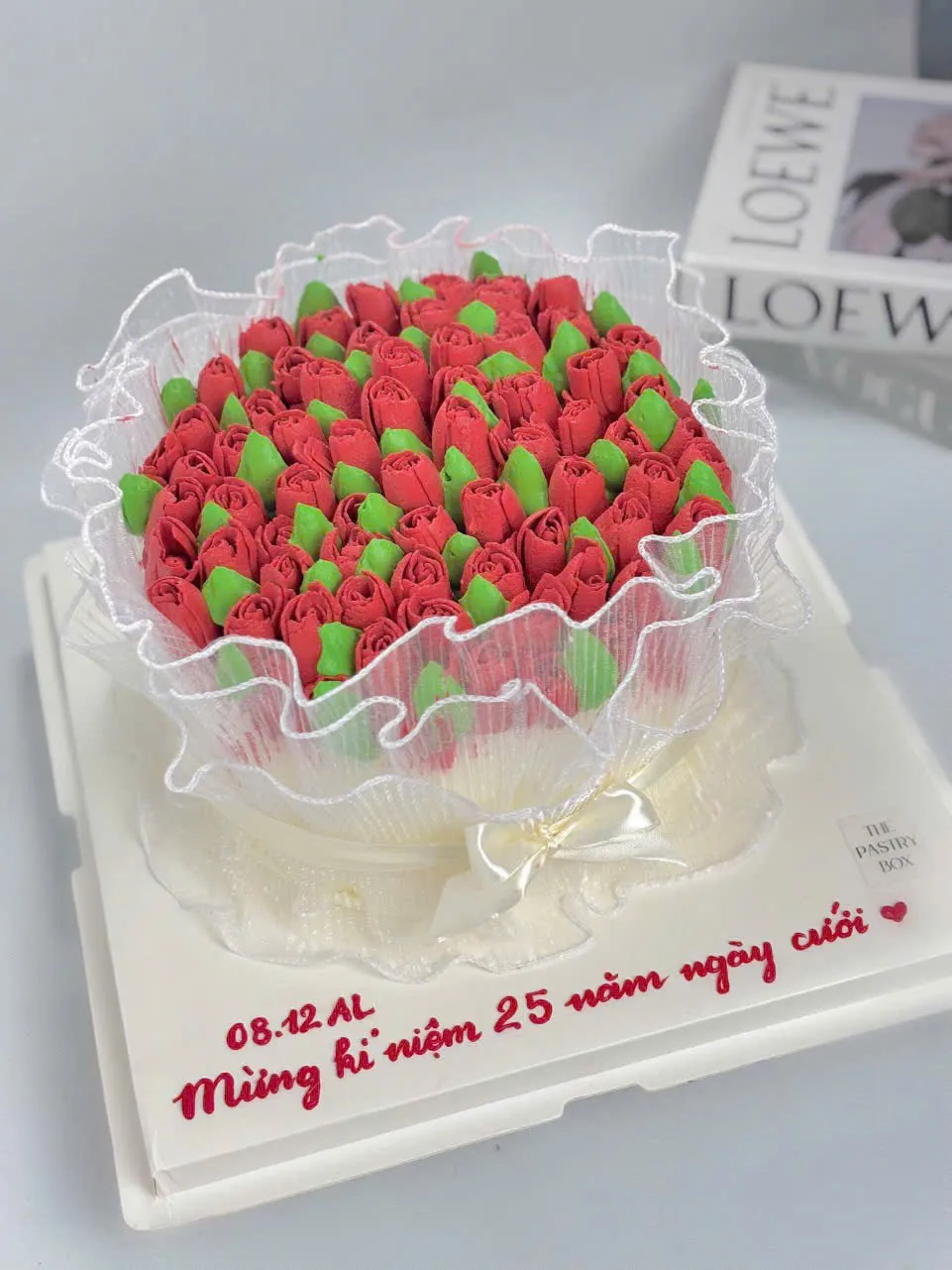 Classic White Wedding Cake