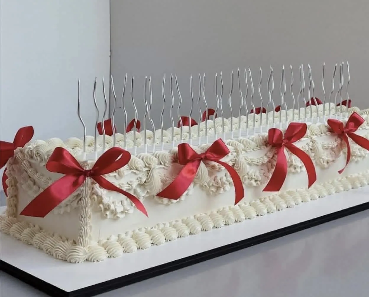 Rustic Naked Wedding Cake