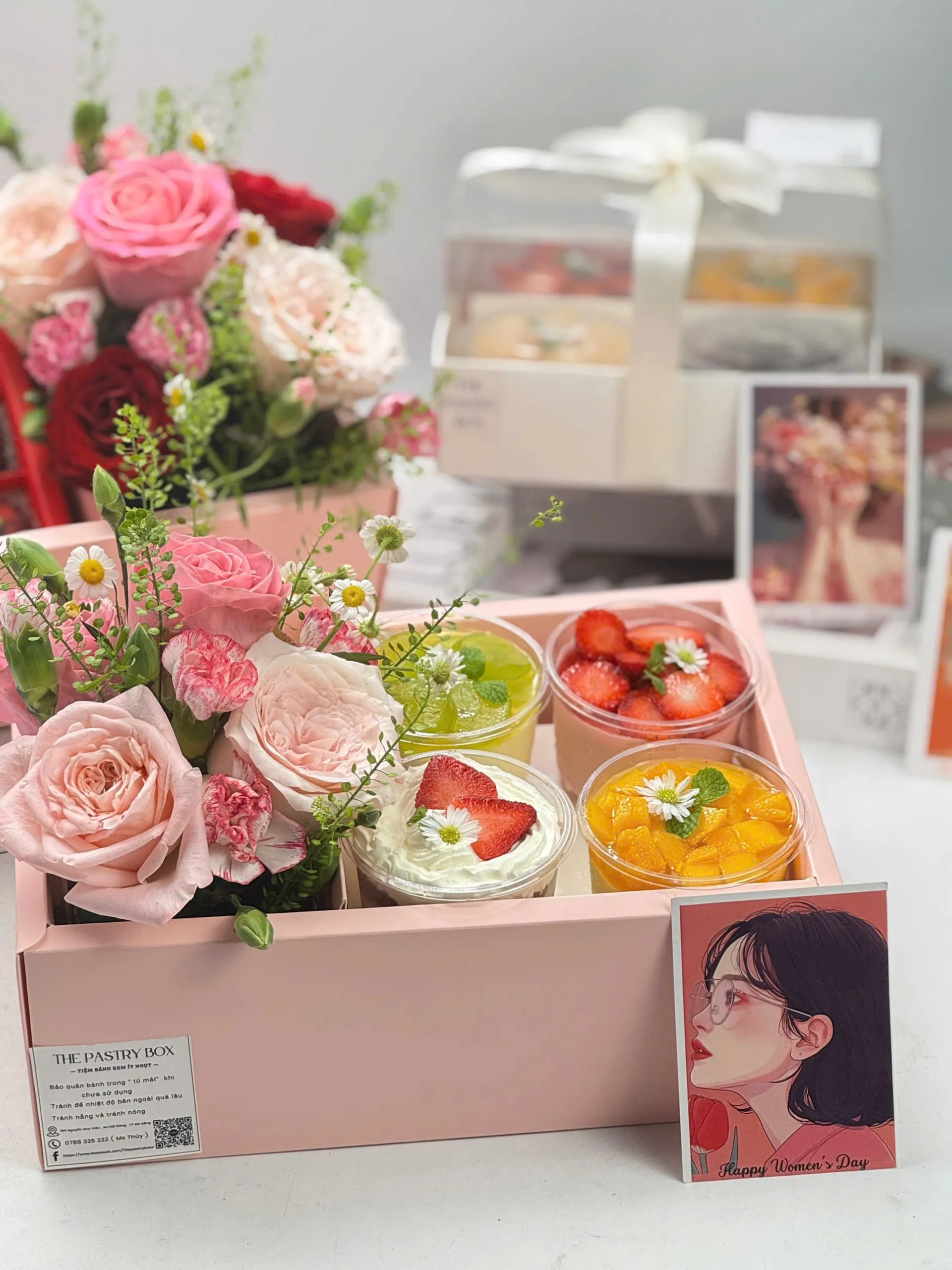 Set Hộp Mousse Mix Hoa