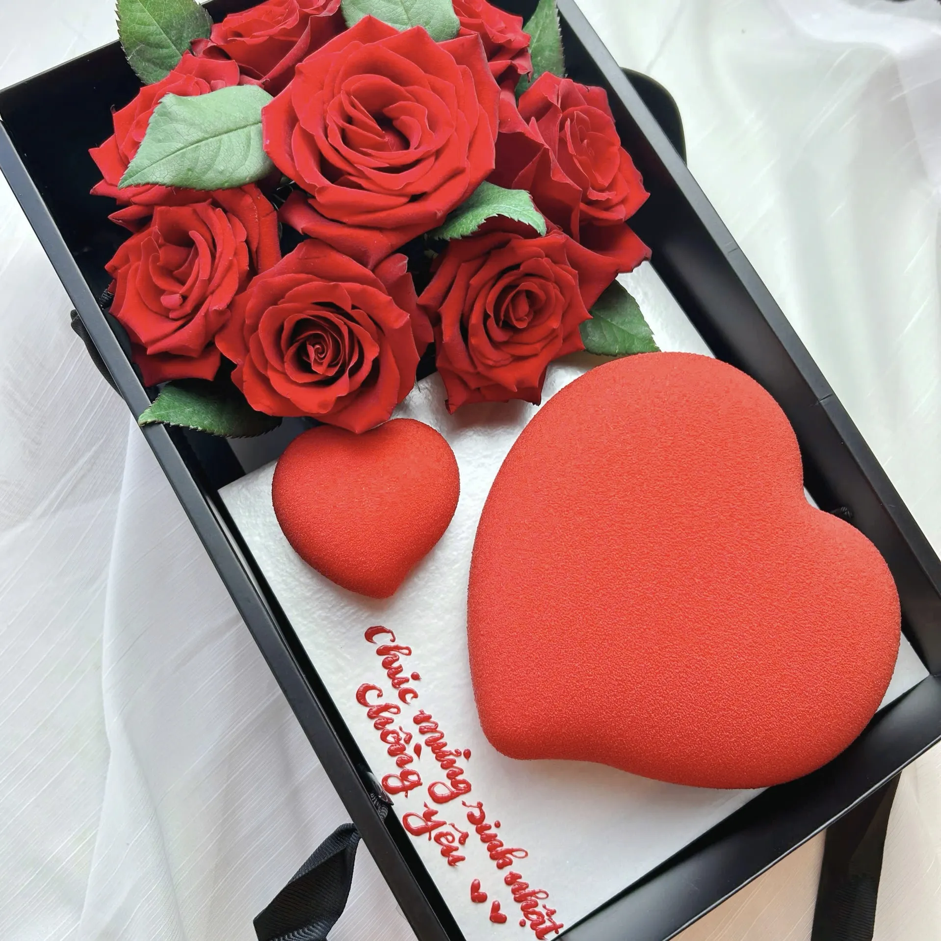 Dark Chocolate Mousse Cake