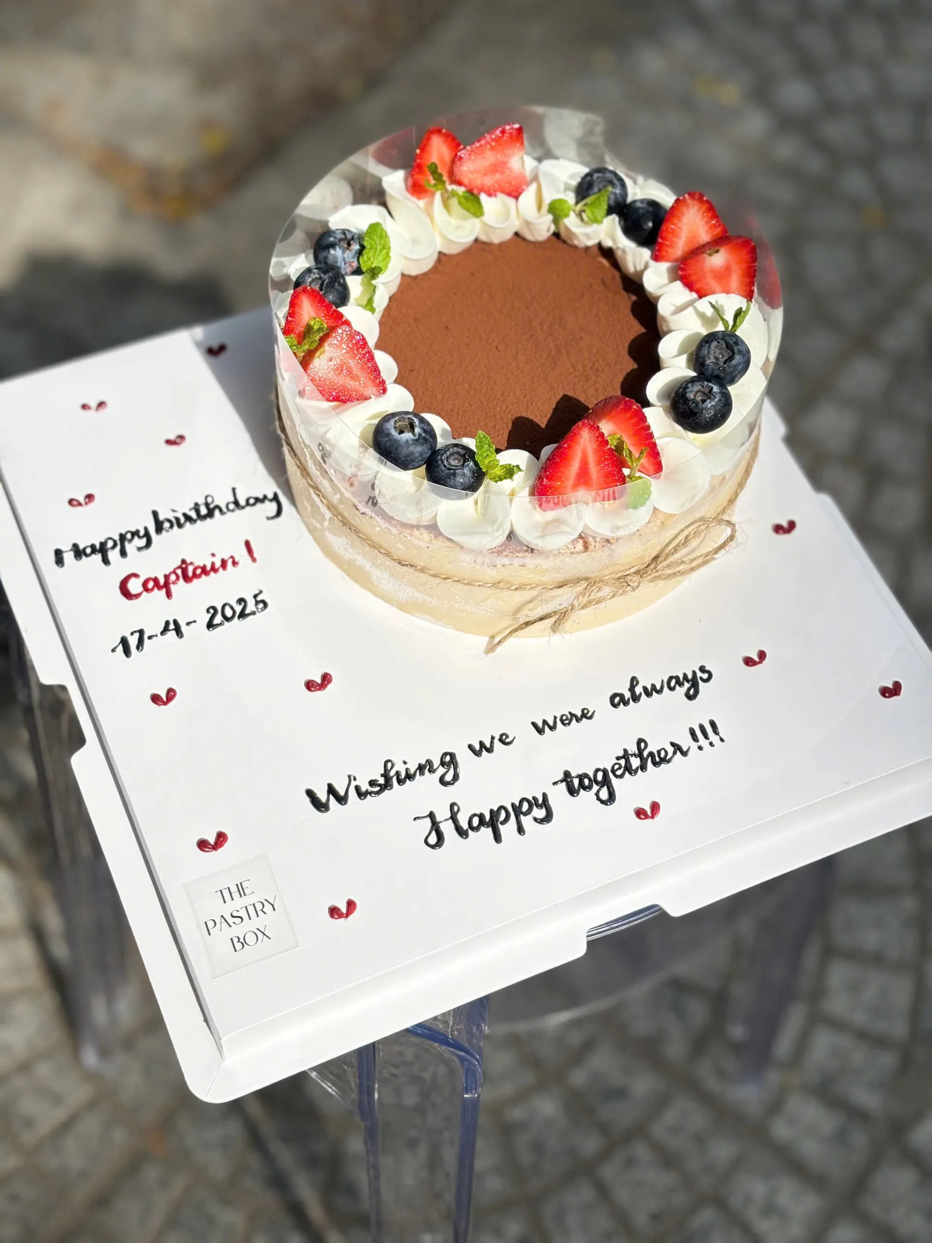 Dark Chocolate Mousse Cake