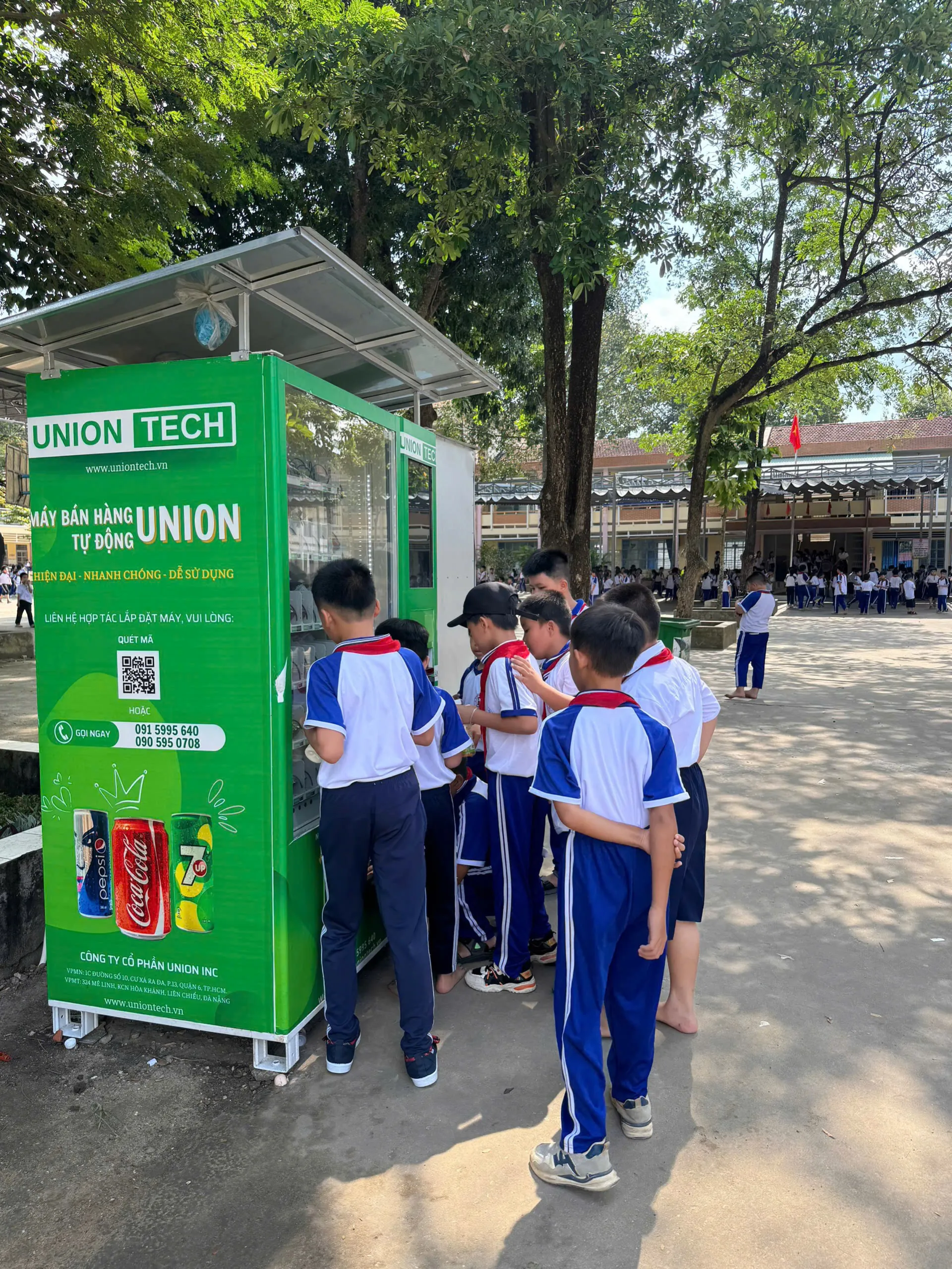 MÁY BÁN NƯỚC TỰ ĐỘNG – TIỆN LỢI, THÔNG MINH ĐẶT CHÂN ĐẾN TRƯỜNG HỌC TẠI BÌNH PHƯỚC – 10/2024